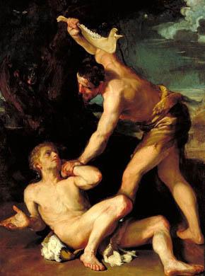 Gaetano Gandolfi Cain Killing Abel Germany oil painting art
